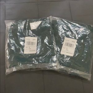 Hunter Green School Shirt for Girls LS